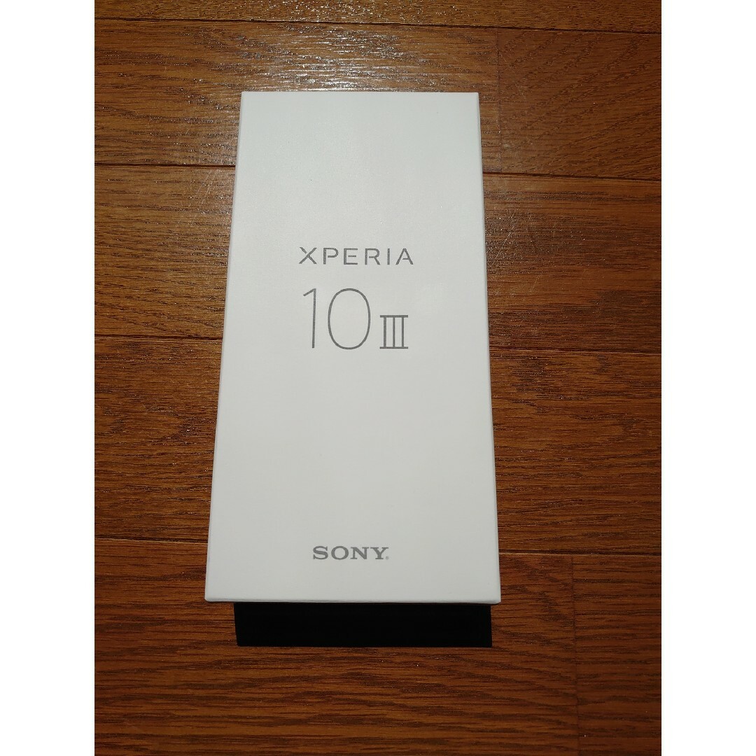 SONY Xperia 10 III SOG04 ブラック　箱 スマホ/家電/カメラのスマホアクセサリー(その他)の商品写真