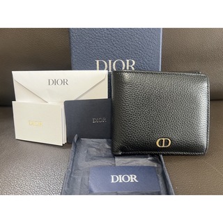 クリスチャンディオール(Christian Dior)のCDIconコインケース付きウォレット　グレインドカーフスキン(折り財布)