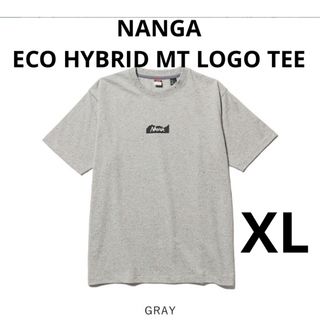 ナンガ(NANGA)のNANGA ナンガ エコハイブリッド マウンテンロゴティー グレー　XL(Tシャツ/カットソー(半袖/袖なし))