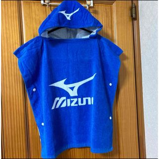 MIZUNO - MIZUNO フード付き　ポンチョ　タオルポンチョ　スポーツ観戦　日焼け防止