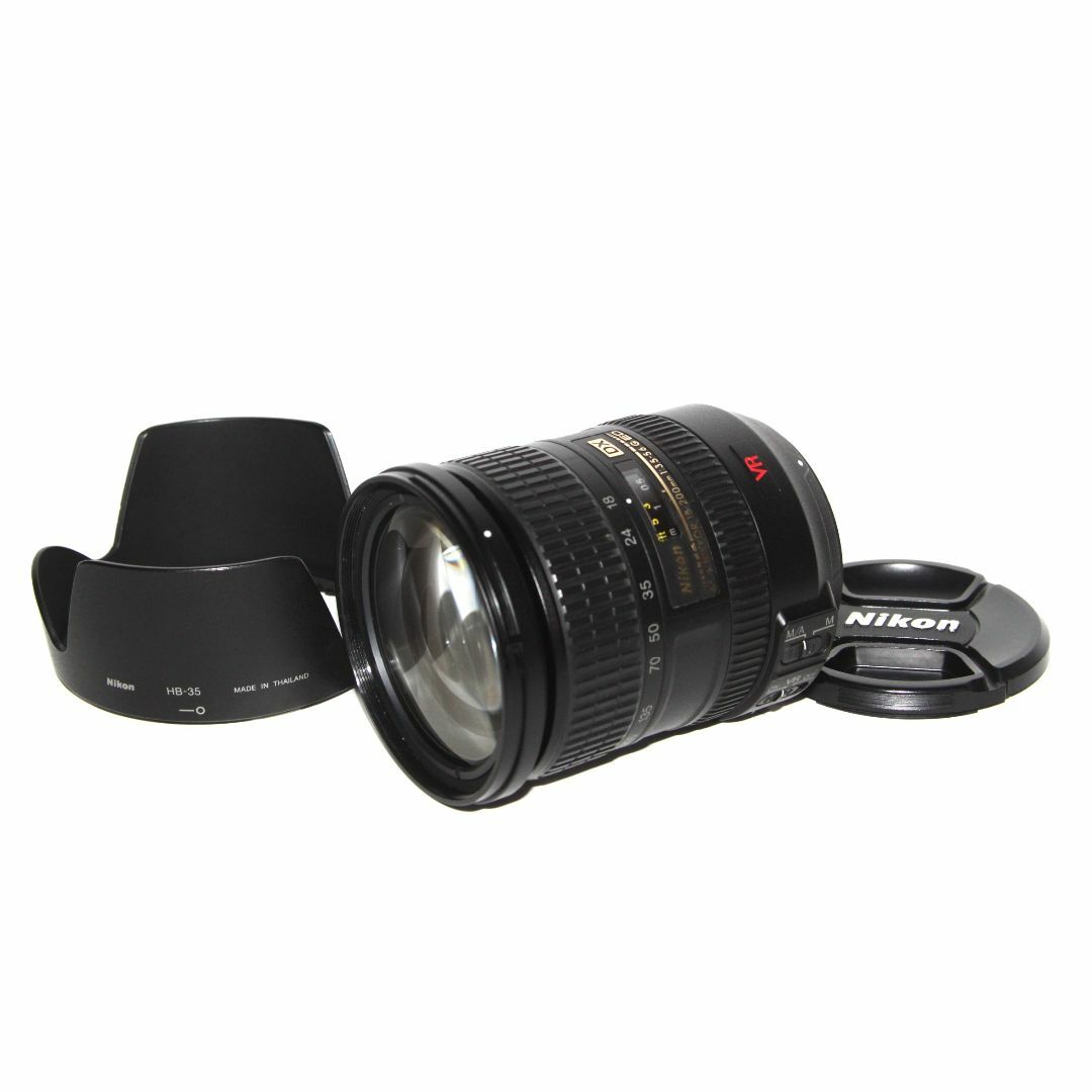 Nikon(ニコン)の【美品】Nikon DX AF-S NIKKOR 18-200mm  VR スマホ/家電/カメラのカメラ(レンズ(ズーム))の商品写真