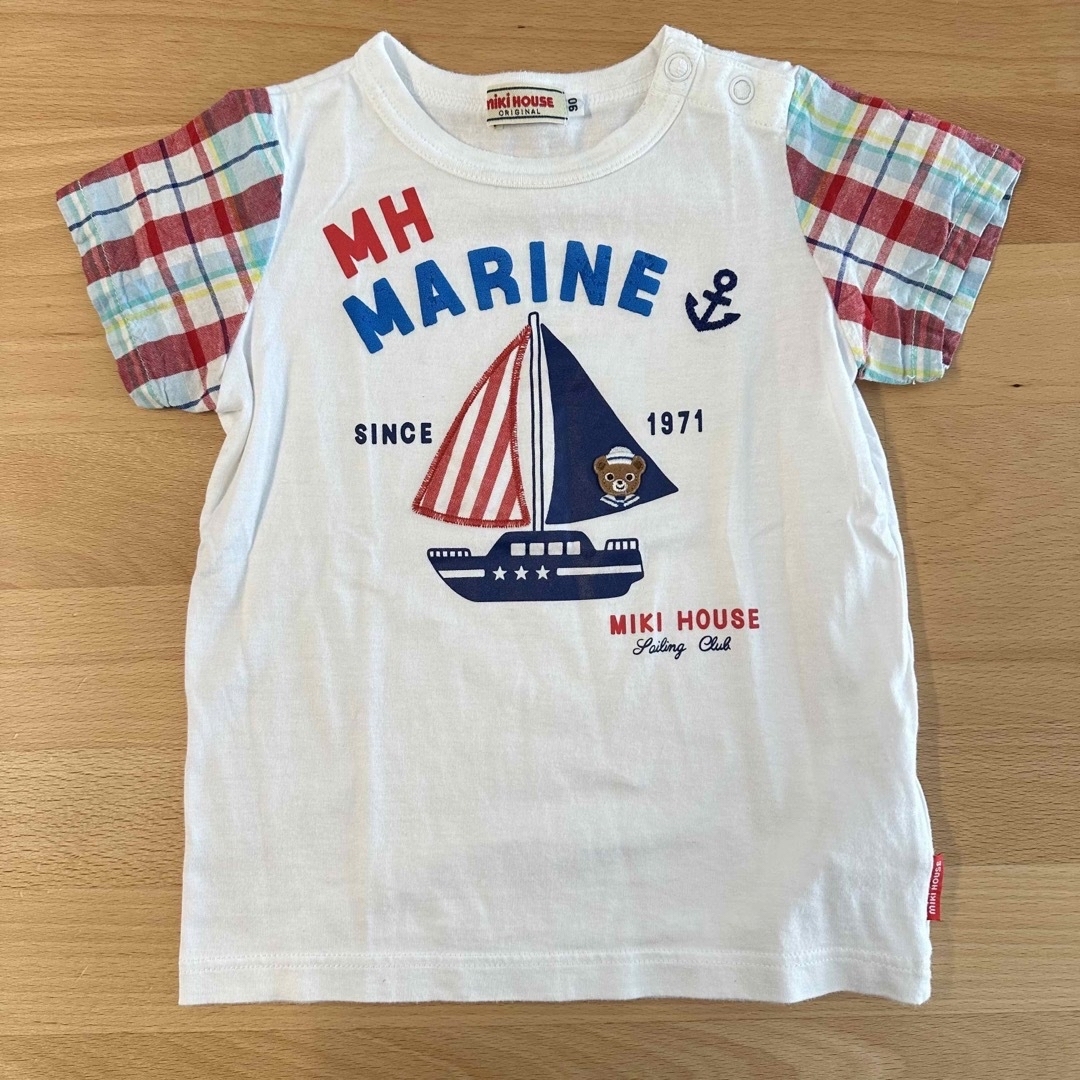 mikihouse(ミキハウス)のミキハウス　Tシャツ　90サイズ キッズ/ベビー/マタニティのキッズ服男の子用(90cm~)(Tシャツ/カットソー)の商品写真