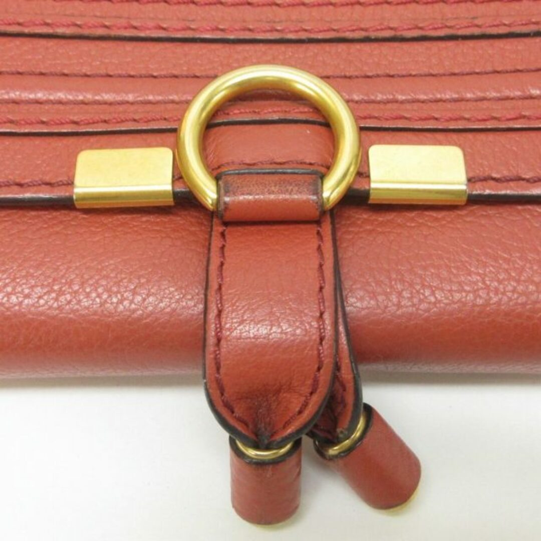 Chloe(クロエ)のクロエ マーシー 長財布 ロングウォレット  レザー フラップ ステッチ レディースのファッション小物(財布)の商品写真