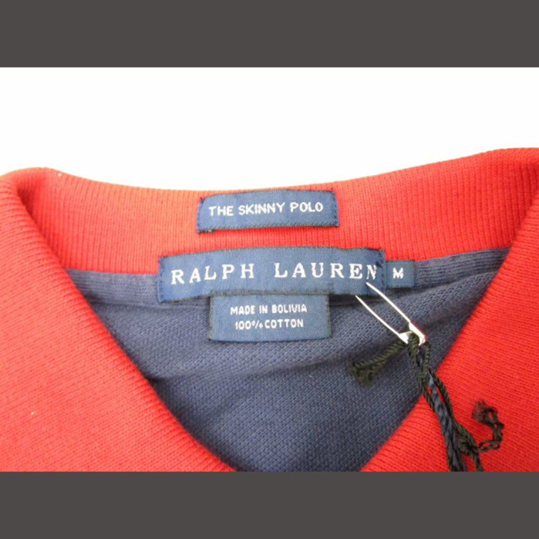 Ralph Lauren(ラルフローレン)のラルフローレン 美品 タグ付き ポロシャツ 半袖 刺繍 紺  M ■GY14 レディースのトップス(ポロシャツ)の商品写真