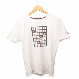 バーバリーブラックレーベル(BURBERRY BLACK LABEL)のバーバリーブラックレーベル Tシャツ 半袖 プリント 白 2 ■GY14(Tシャツ/カットソー(半袖/袖なし))