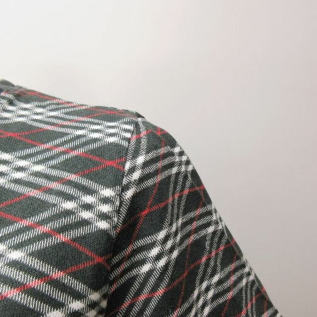 バーバリー ロンドン カットソー 半袖 ノバチェック 黒系 F ■GY14 レディースのトップス(カットソー(半袖/袖なし))の商品写真