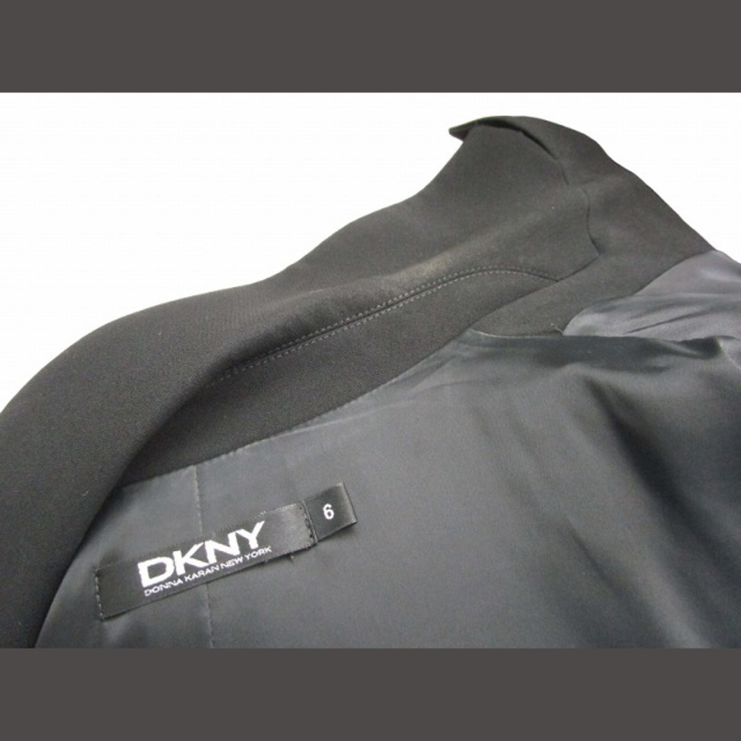 DKNY(ダナキャランニューヨーク)のダナキャランニューヨーク DKNY スカートスーツ 黒 US6 M レディースのフォーマル/ドレス(スーツ)の商品写真