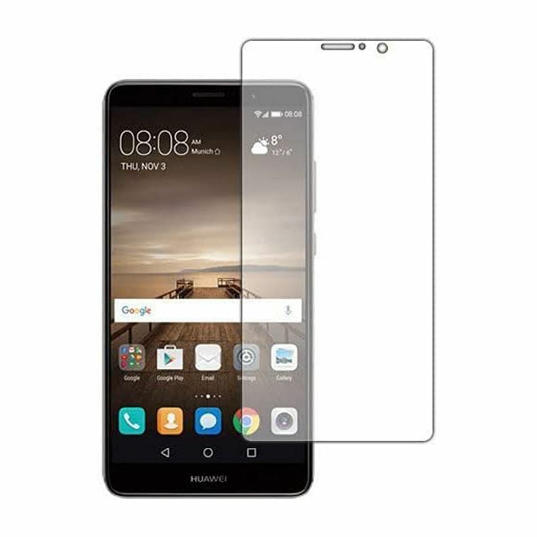 HUAWEI Mate9 5.9インチ ガラス保護フィルム K266 スマホ/家電/カメラのスマホアクセサリー(保護フィルム)の商品写真