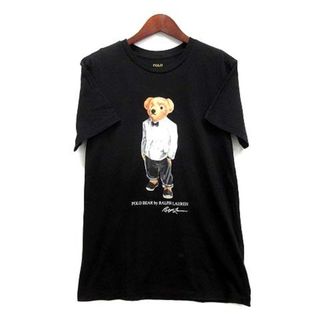 ポロラルフローレン(POLO RALPH LAUREN)のポロ ラルフローレン ポロベア Tシャツ カットソー 半袖 ブラック 黒 XXS(Tシャツ(半袖/袖なし))