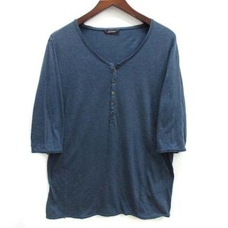 ジョンブル(JOHNBULL)のジョンブル ヘンリーネック Tシャツ カットソー 七分袖 カットオフ 薄手 M(その他)