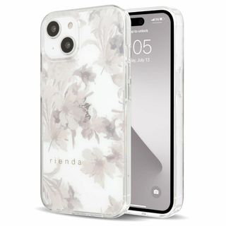 【色: くすみホワイト】【 rienda 正規品 】 iPhone15 対応 ケ(その他)