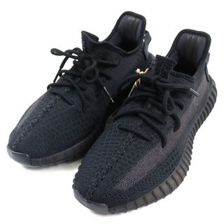 アディダス(adidas)の未使用品○adidas アディダス HQ4540 YEEZY BOOST 350 V2 イージーブースト レースアップ ラバーソール ニットスニーカー ブラック 27 箱付き メンズ(スニーカー)