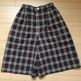 BURBERRY - Burberry チェックキュロットスカート ヴィンテージ BURBERRY - Burberry チェックキュロットスカート ヴィンテージ