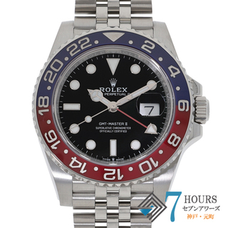 ロレックス(ROLEX)の【119972】ROLEX ロレックス  126710BLRO GMTマスター2 ブラックダイヤル ランダム番 SS 自動巻き ギャランティーカード 当店オリジナルボックス 腕時計 時計 WATCH メンズ 男性 男 紳士【中古】(腕時計(アナログ))