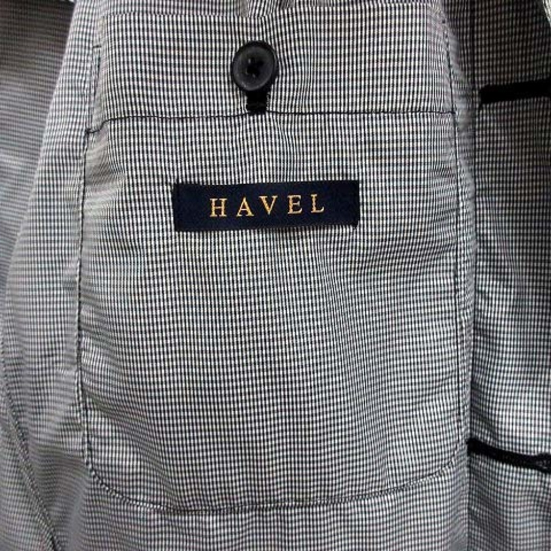 other(アザー)のハーヴェル HAVEL ギンガムチェック レイン ステンカラー コート グレーL メンズのジャケット/アウター(その他)の商品写真