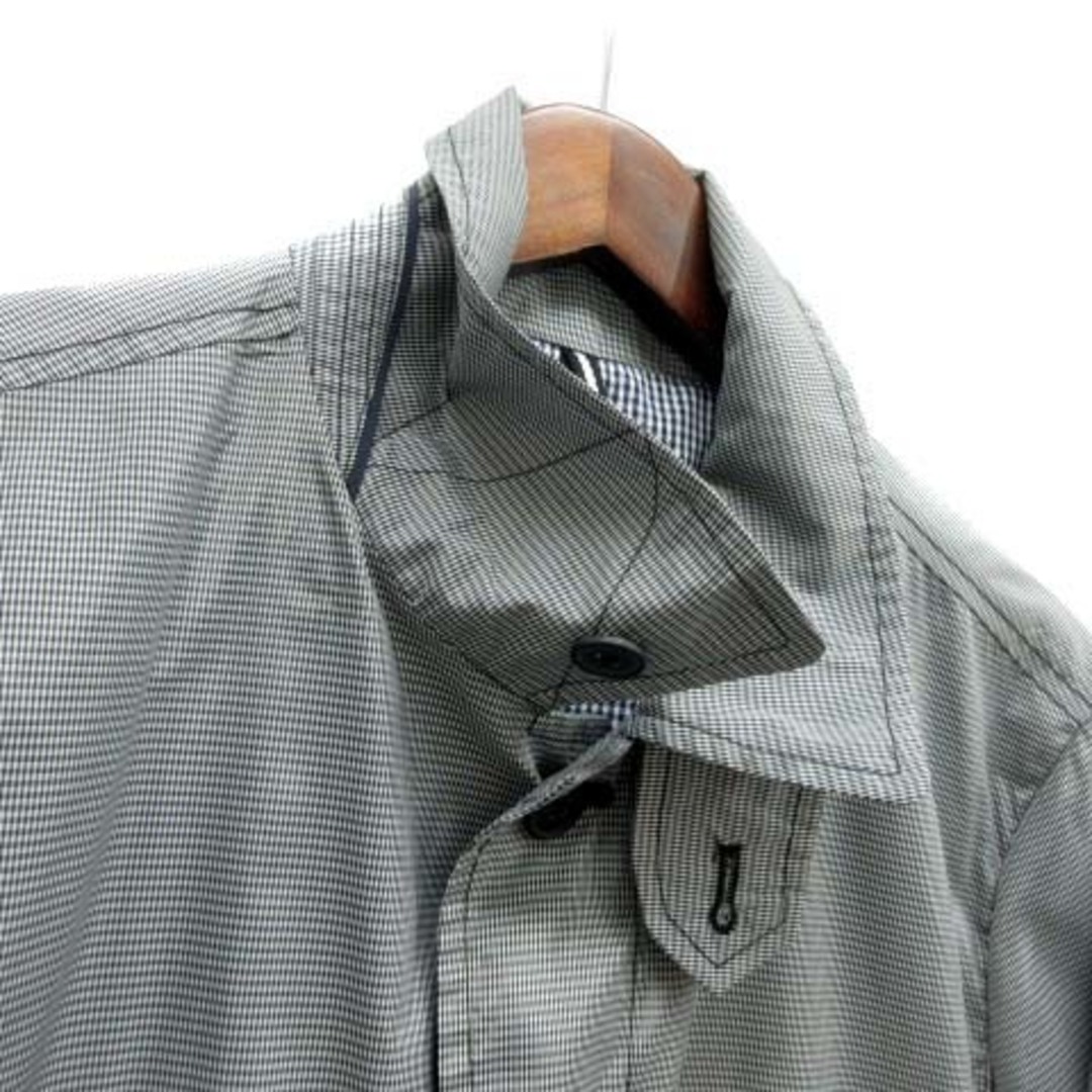 other(アザー)のハーヴェル HAVEL ギンガムチェック レイン ステンカラー コート グレーL メンズのジャケット/アウター(その他)の商品写真