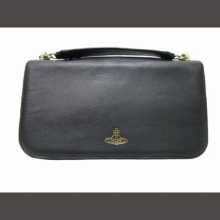 ヴィヴィアンウエストウッド(Vivienne Westwood)のヴィヴィアンウエストウッド レザー ショルダーバッグ 黒 ■GY14(ショルダーバッグ)