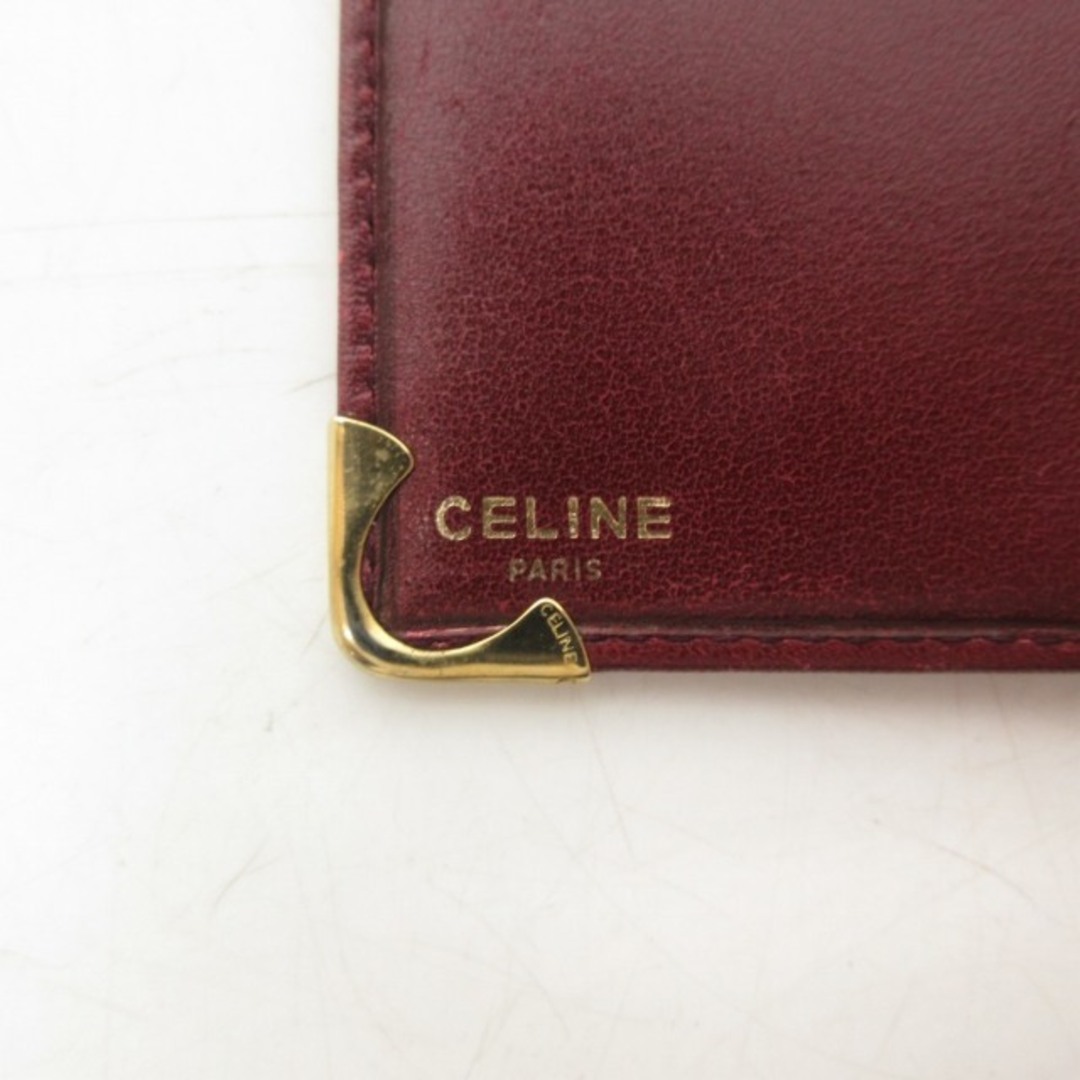 celine(セリーヌ)のセリーヌ 長財布 二つ折り財布 ウォレット マカダム 総柄 キャンバス ボルドー レディースのファッション小物(財布)の商品写真