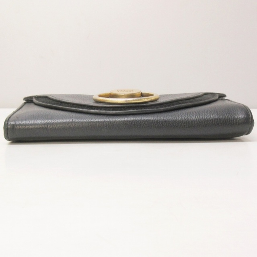 Chloe(クロエ)のクロエ 長財布 ロング ウォレット ロゴ レザー 黒 ■GY14 レディースのファッション小物(財布)の商品写真