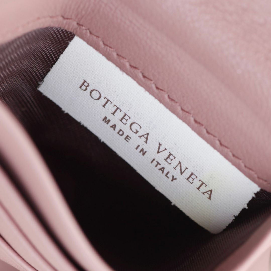 Bottega Veneta(ボッテガヴェネタ)のK3668 ボッテガ イントレ 本革 バイカラー 二つ折 財布 箱付 イタリア製 レディースのファッション小物(財布)の商品写真