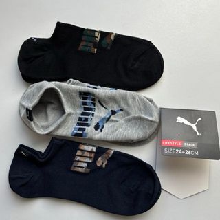 プーマ(PUMA)のプーマ　PUMA  靴下　ソックス　ショート靴下　スニーカーソックス　3足セット(ソックス)