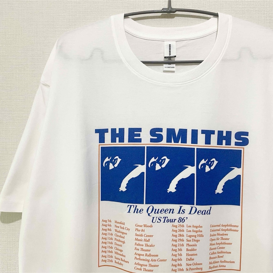 THE SMITHS Tシャツ 2XLサイズ スミス ホワイト Tee メンズのトップス(Tシャツ/カットソー(半袖/袖なし))の商品写真