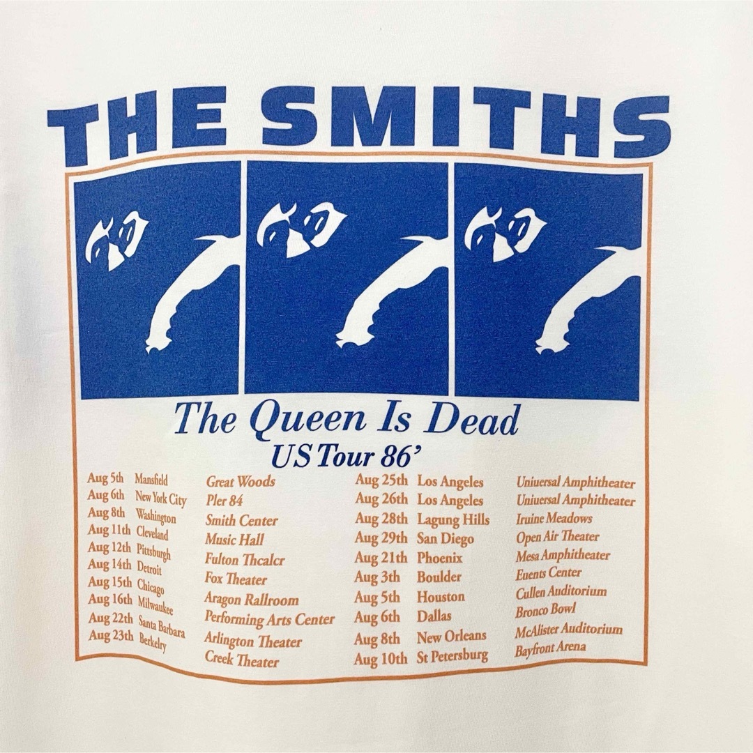 THE SMITHS Tシャツ 2XLサイズ スミス ホワイト Tee メンズのトップス(Tシャツ/カットソー(半袖/袖なし))の商品写真