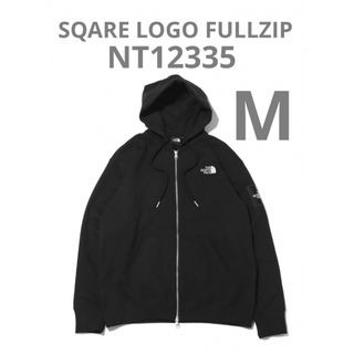 ザノースフェイス(THE NORTH FACE)のノースフェイス　スクエアロゴフルジップ　NT12335 K ブラック　M(パーカー)