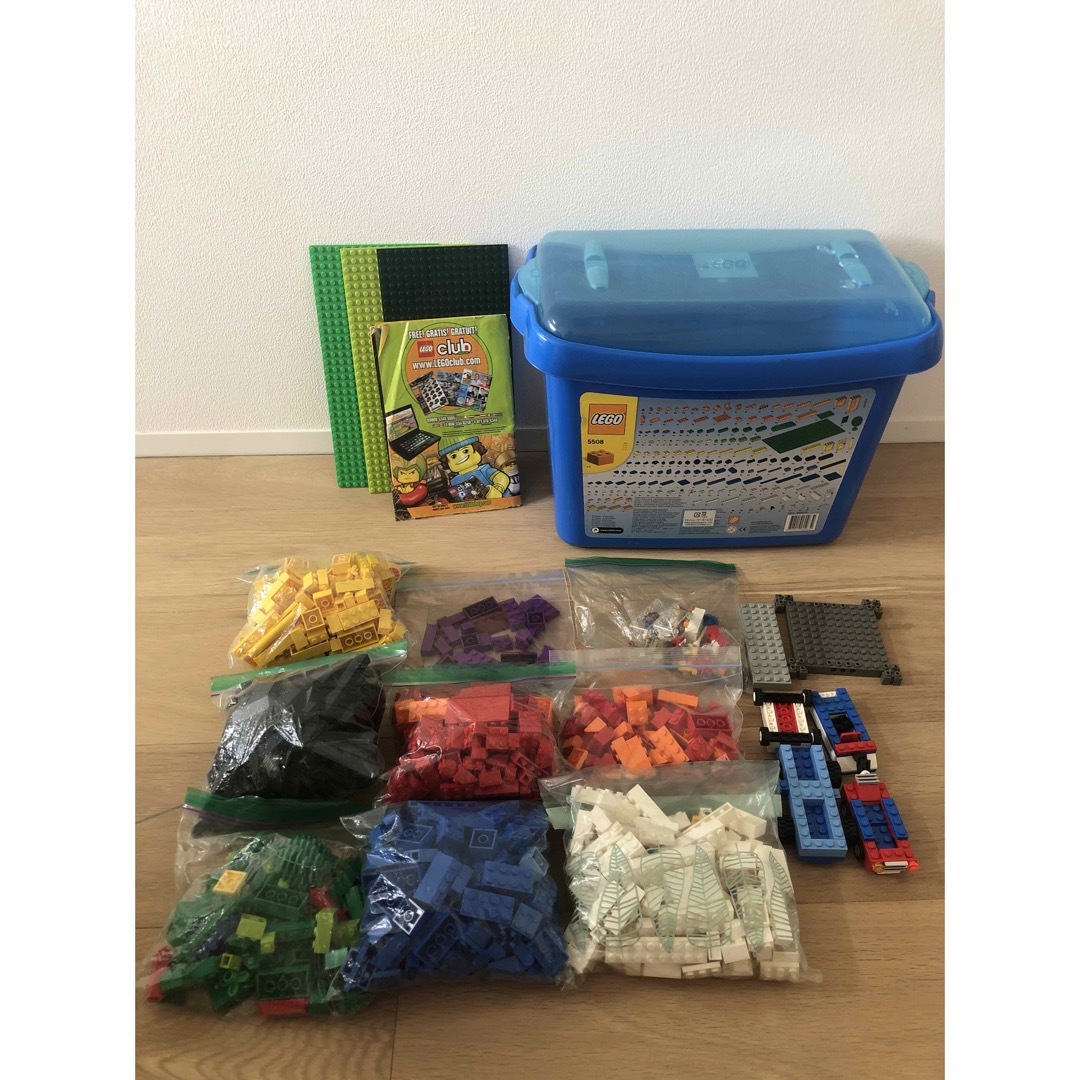 LEGO レゴ　青のバケツ　スーパデラックス　5508 キッズ/ベビー/マタニティのおもちゃ(積み木/ブロック)の商品写真