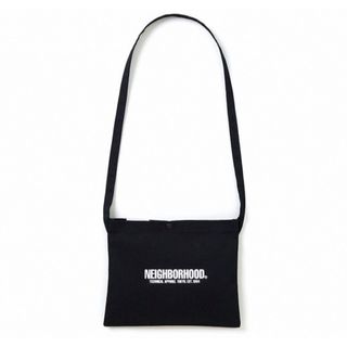 NEIGHBORHOOD - NEIGHBORHOOD LOGO PRINT SACOCHE ネイバーフッド