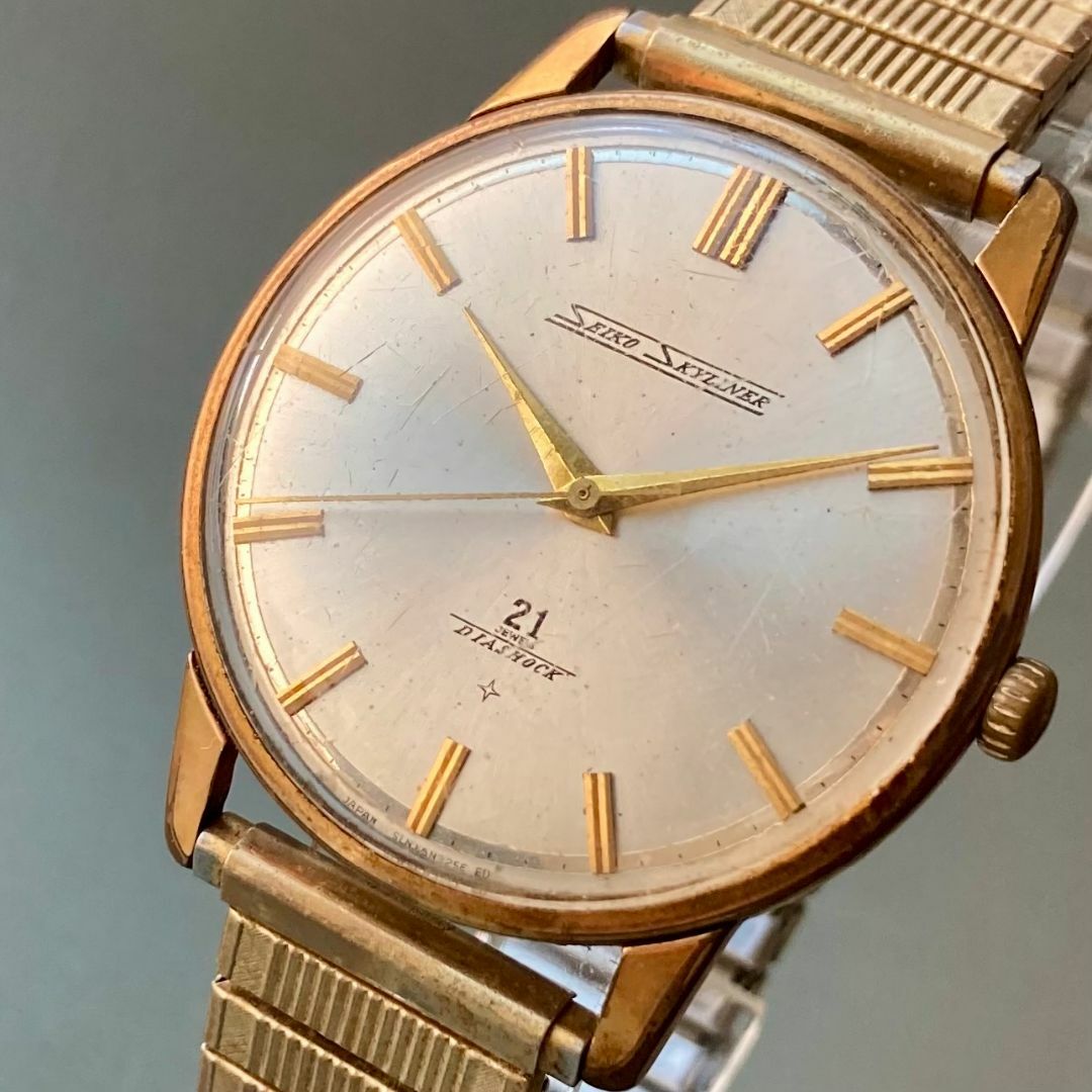 SEIKO(セイコー)の【動作品】セイコー スカイライナー アンティーク 腕時計 1963年 手巻き メンズの時計(腕時計(アナログ))の商品写真