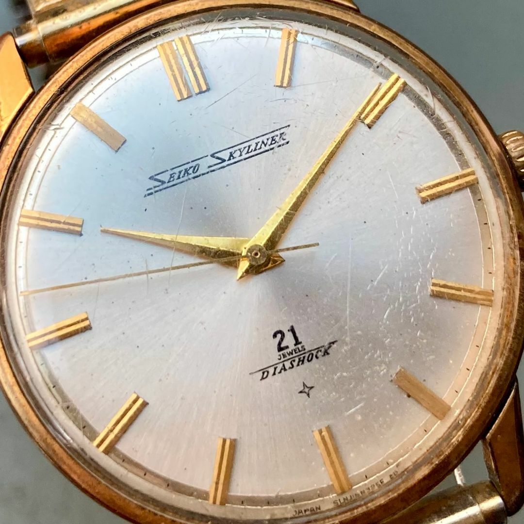 SEIKO(セイコー)の【動作品】セイコー スカイライナー アンティーク 腕時計 1963年 手巻き メンズの時計(腕時計(アナログ))の商品写真