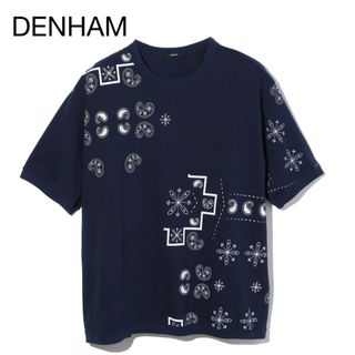 DENHAM BANDANA TEE / デンハム バンダナ柄Tシャツカットソー