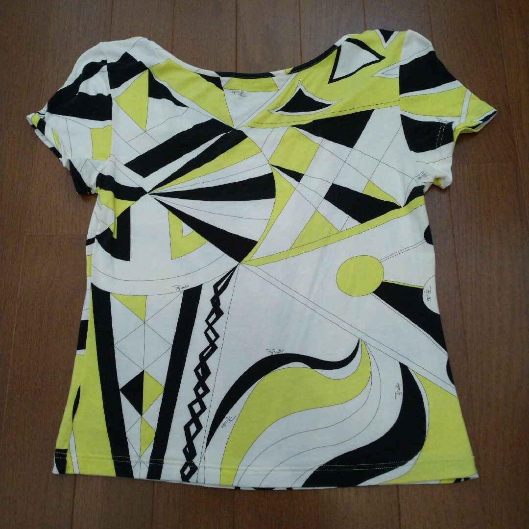 EMILIO PUCCI(エミリオプッチ)のエミリオプッチ Tシャツ S カットソー トップス EMILIO PUCCI レディースのトップス(Tシャツ(半袖/袖なし))の商品写真