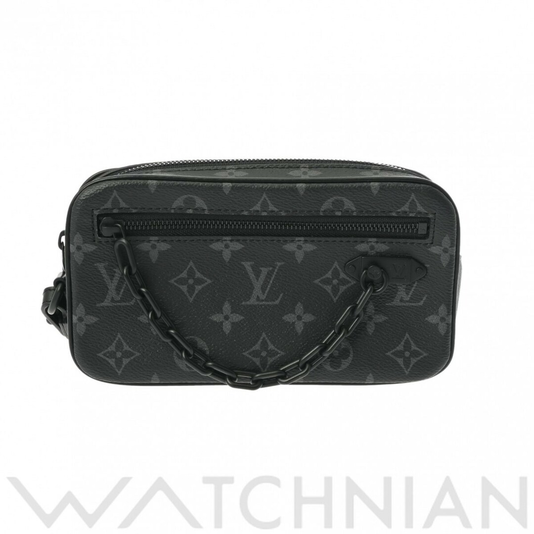 LOUIS VUITTON(ルイヴィトン)の中古 ルイ ヴィトン LOUIS VUITTON M68321 SF3139 メンズ クラッチバッグ モノグラムエクリプス 黒/グレー モノグラム・エクリプス・キャンバス レディースのバッグ(クラッチバッグ)の商品写真