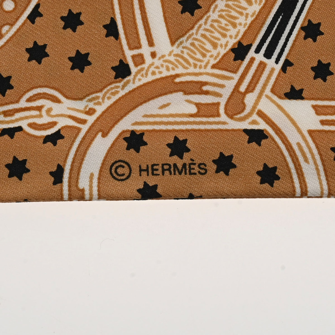 Hermes(エルメス)の新品 エルメス HERMES 062978S レディース スカーフ ブラウン シルク100％ レディースのファッション小物(バンダナ/スカーフ)の商品写真