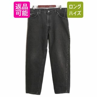 リーバイス(Levi's)の90s USA製 リーバイス 550 リラックス フィット テーパード ブラック デニム パンツ メンズ 38 30 古着 Levis 90年代 ジーンズ 黒 ジーパン(デニム/ジーンズ)