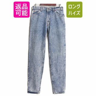 リーバイス(Levi's)の80s USA製 リーバイス 550 ケミカルウォッシュ テーパード デニム パンツ メンズ 34 36 古着 ヴィンテージ Levis 80年代 ジーンズ ジーパン(デニム/ジーンズ)