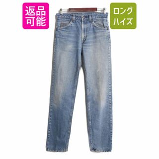 リーバイス(Levi's)の80s USA製 リーバイス 505 デニム パンツ メンズ 31 32 古着 80年代 ヴィンテージ Levis ジーンズ ジーパン スリム ストレート ヒゲ 赤タブ(デニム/ジーンズ)