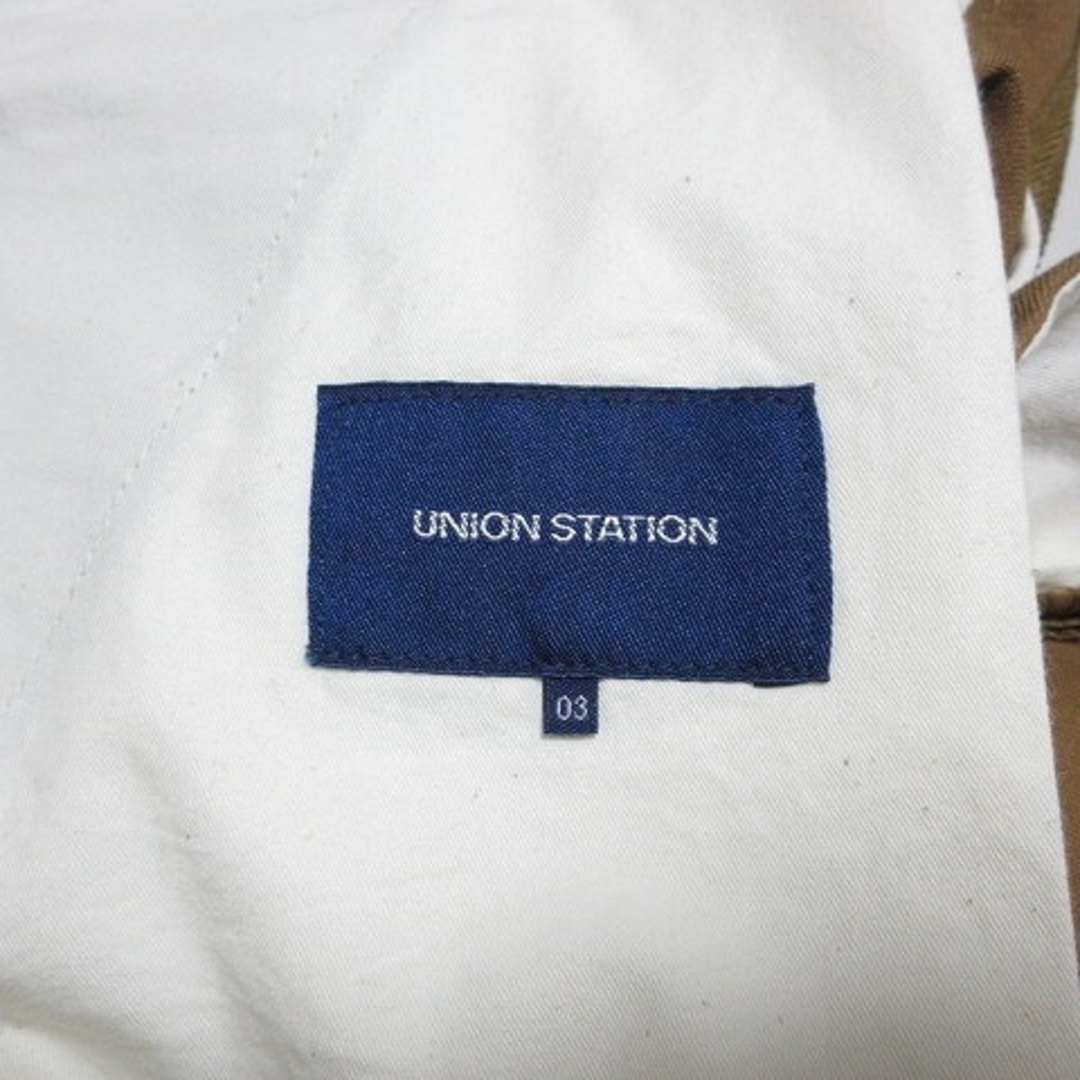 UNION STATION(ユニオンステーション)のユニオンステーション チノパン パンツ タグ付き ビギ 03 L 茶 IBO49 メンズのパンツ(チノパン)の商品写真