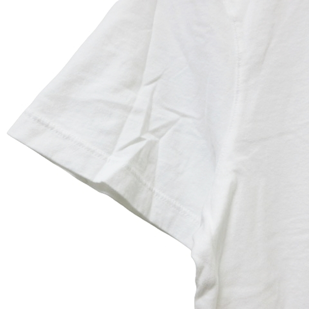 three dots(スリードッツ)のスリードッツ 近年 半袖  ポロシャツ ホリゾンタルカラー 無地 M 白 メンズのトップス(ポロシャツ)の商品写真