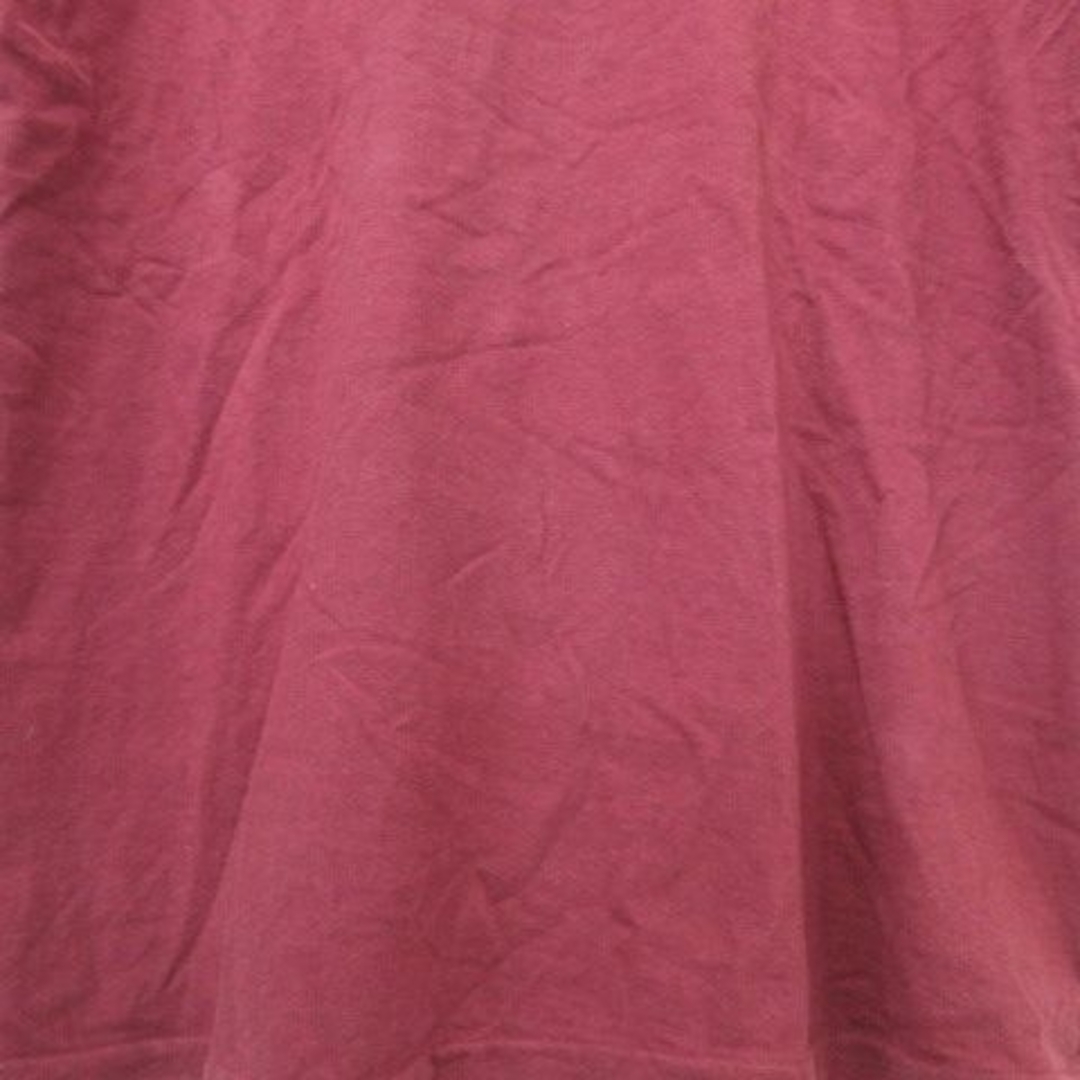 RADIALL(ラディアル)のラディアル Tシャツ 半袖 クルーネック ロゴ プリント コットン 薄手 L 赤 メンズのトップス(Tシャツ/カットソー(半袖/袖なし))の商品写真
