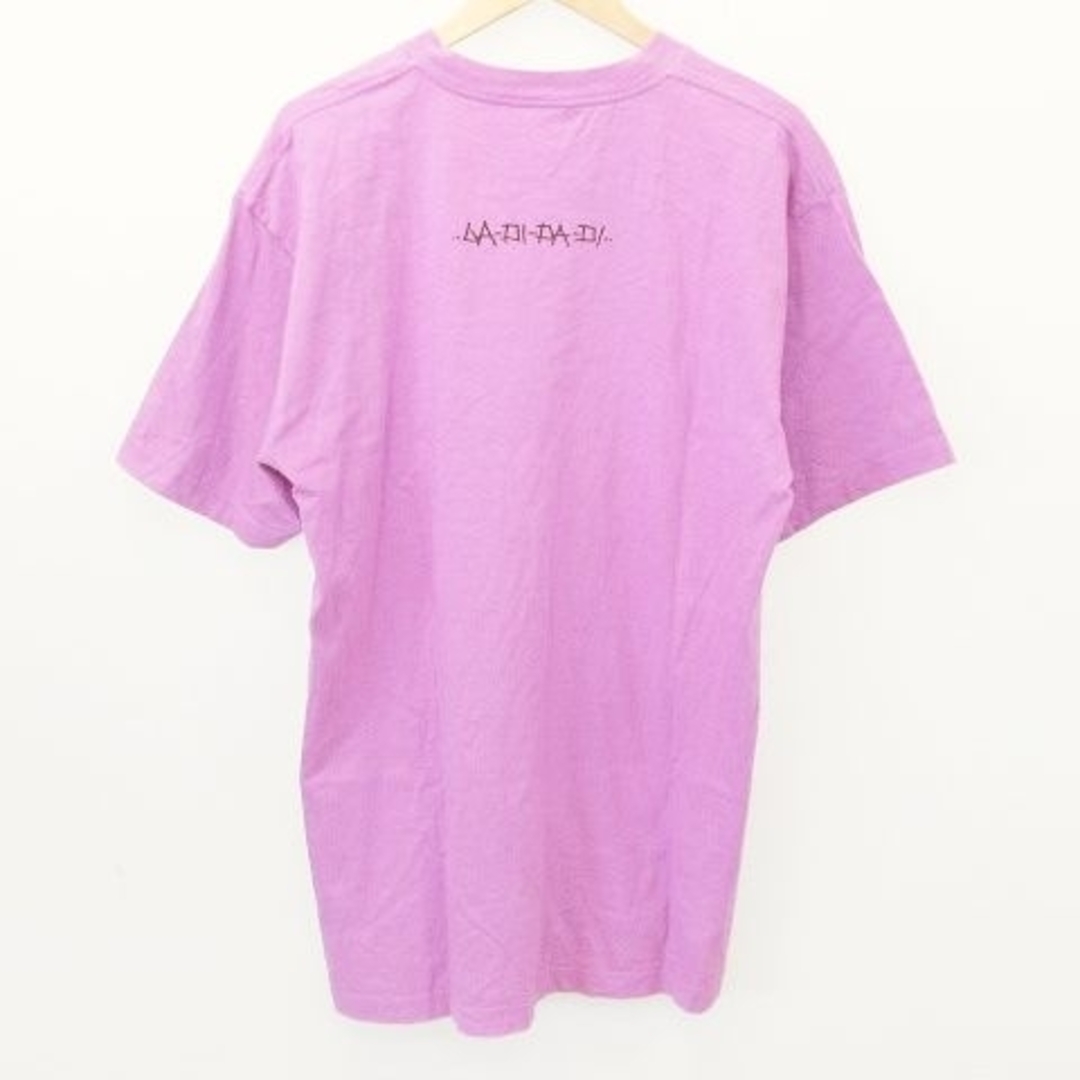 RADIALL(ラディアル)のラディアル Tシャツ 半袖 クルーネック プリント コットン 薄手 XL 紫 メンズのトップス(Tシャツ/カットソー(半袖/袖なし))の商品写真