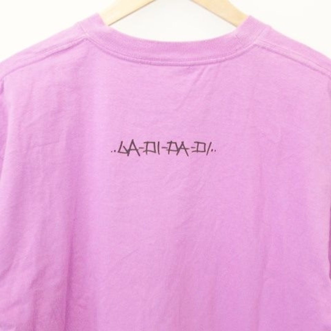 RADIALL(ラディアル)のラディアル Tシャツ 半袖 クルーネック プリント コットン 薄手 XL 紫 メンズのトップス(Tシャツ/カットソー(半袖/袖なし))の商品写真