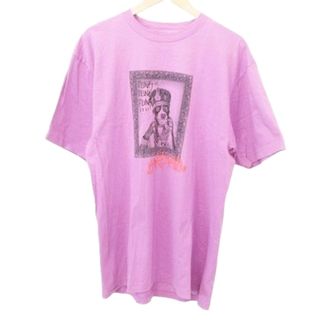 ラディアル(RADIALL)のラディアル Tシャツ 半袖 クルーネック プリント コットン 薄手 XL 紫(Tシャツ/カットソー(半袖/袖なし))