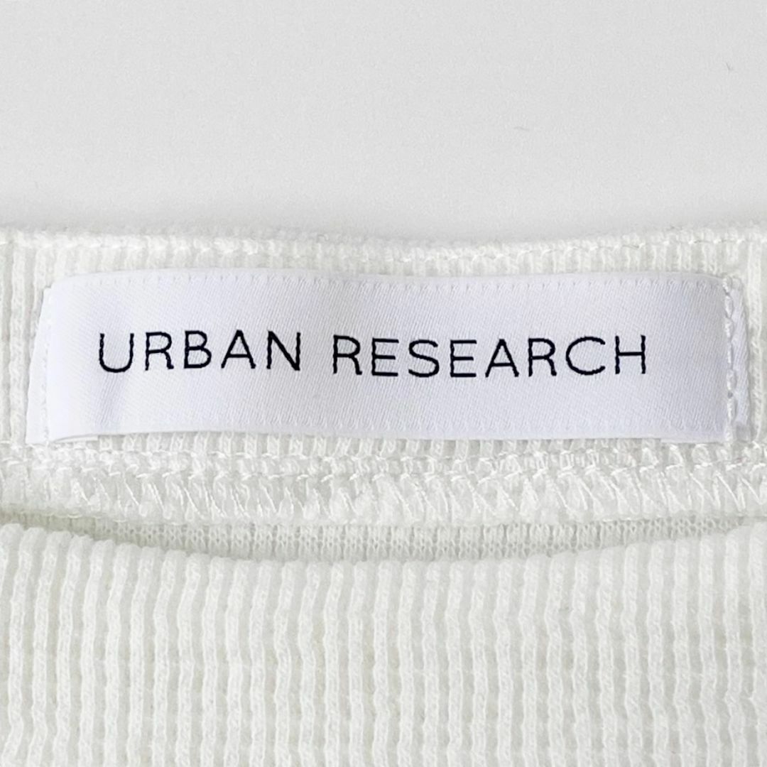 URBAN RESEARCH(アーバンリサーチ)の美品　　URBAN RESEARCH　　　　サーマルボートネックカットソー レディースのトップス(カットソー(半袖/袖なし))の商品写真