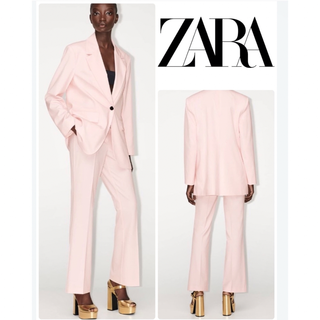 ZARA(ザラ)のザラ XS 2024 今期 パンツ ロングパンツ  レディースのワンピース(ロングワンピース/マキシワンピース)の商品写真