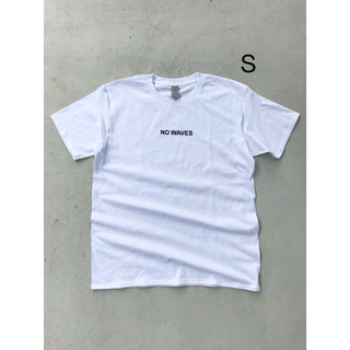 最新作 S_AND NO WAVES 半袖ロゴTシャツ S(Tシャツ/カットソー(半袖/袖なし))