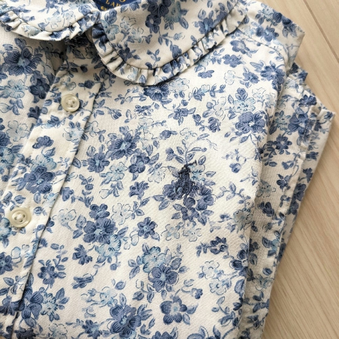 POLO RALPH LAUREN(ポロラルフローレン)のポロラルフローレン 半袖ブラウス キッズ/ベビー/マタニティのキッズ服女の子用(90cm~)(ブラウス)の商品写真