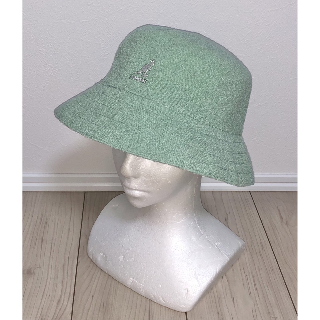 KANGOL(カンゴール)のM 美品 KANGOL Bermuda Bucket バケットハット グリーン メンズの帽子(ハット)の商品写真